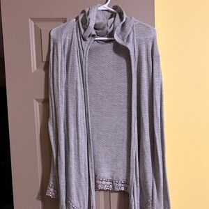 Hollister Light Gray Women's Cardigan